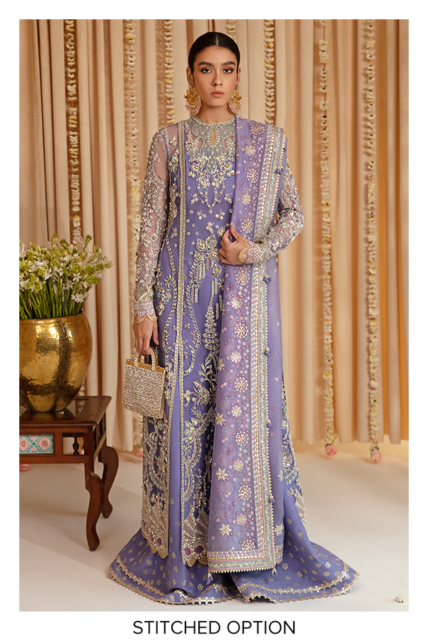 suffuse purple dress Luxury Pret 24