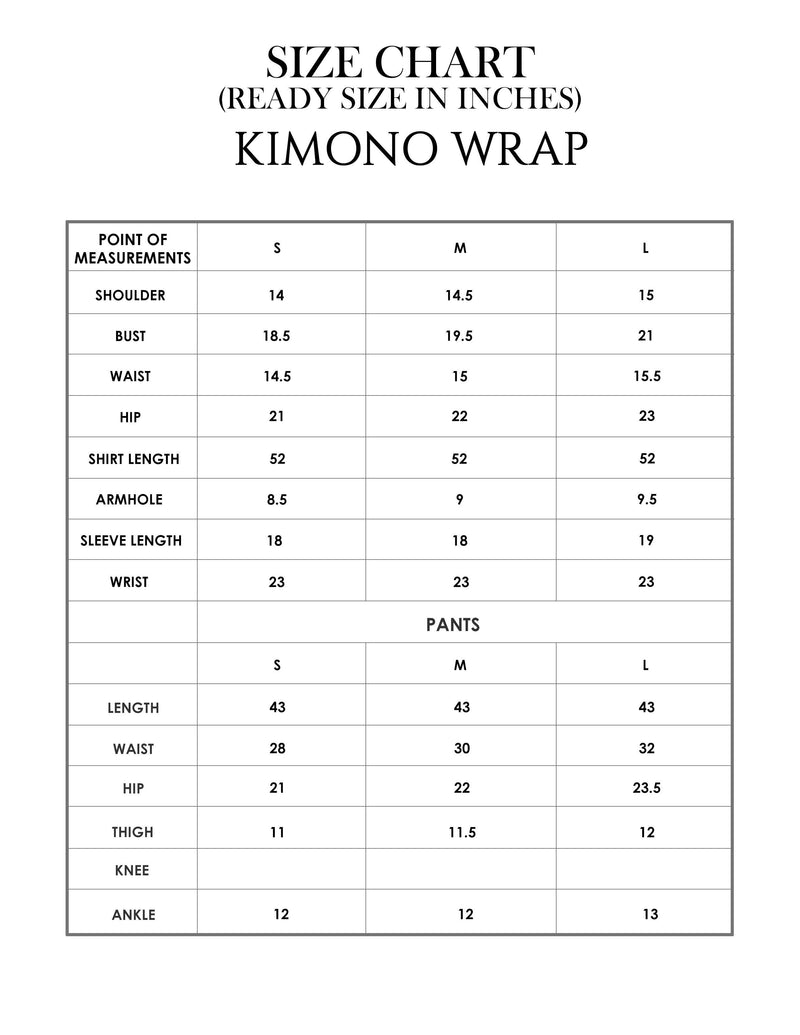 KIMONO WRAP - Suffuse