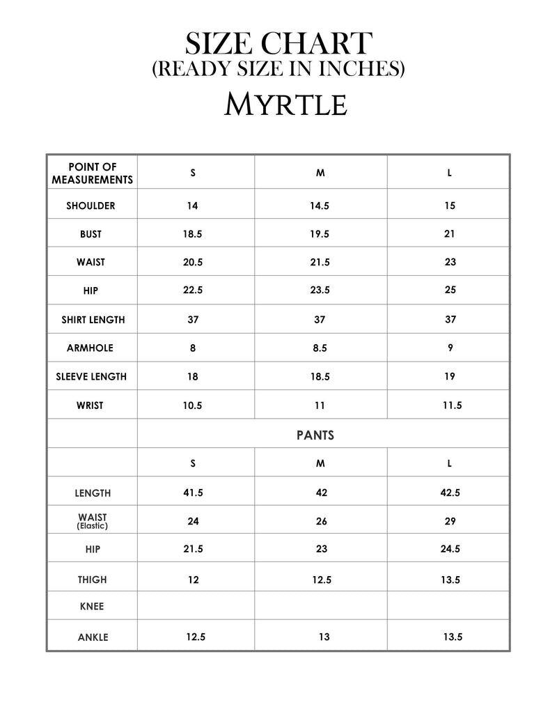 MYRTLE - Suffuse